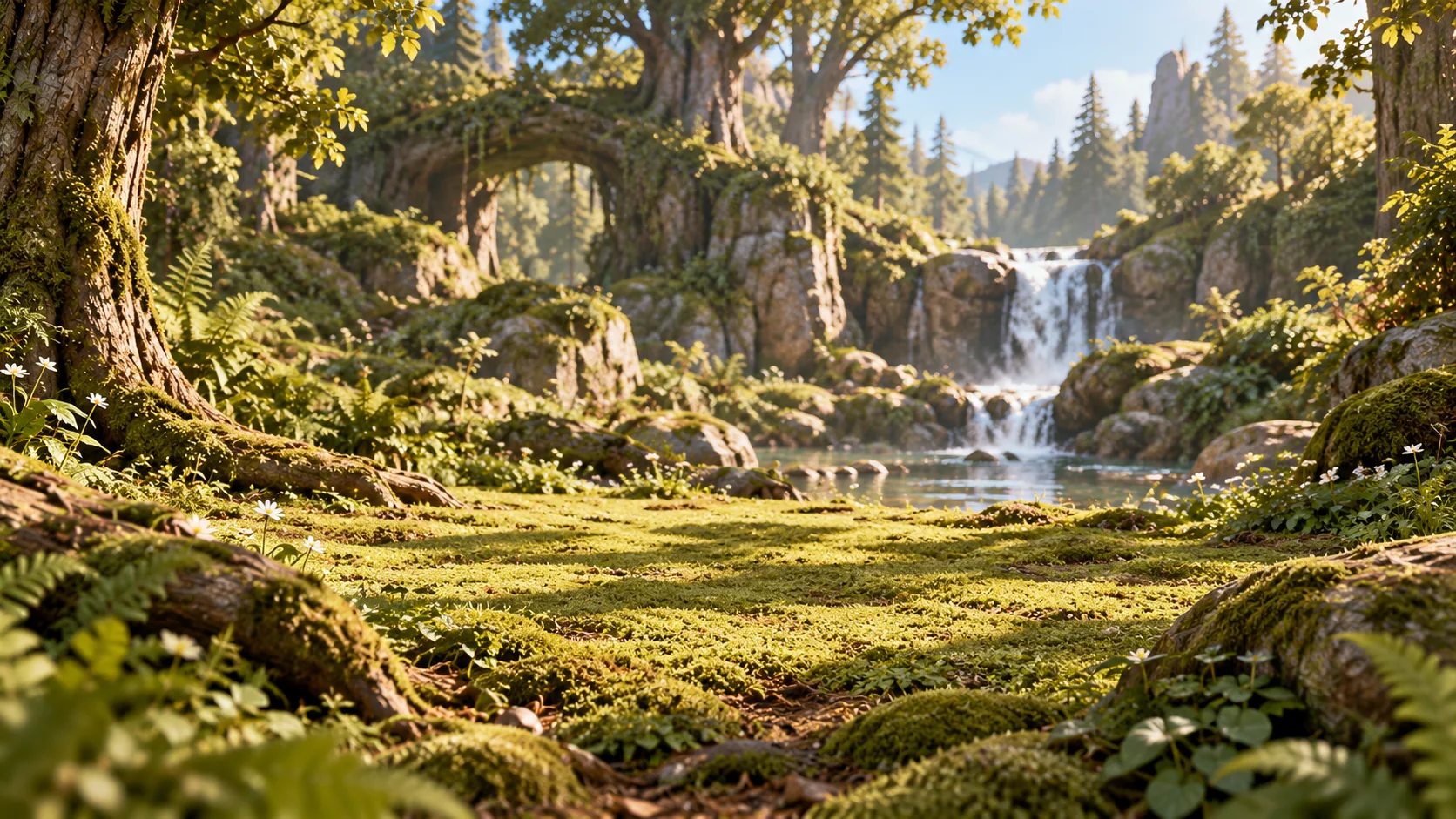 The Moru woodland clearing